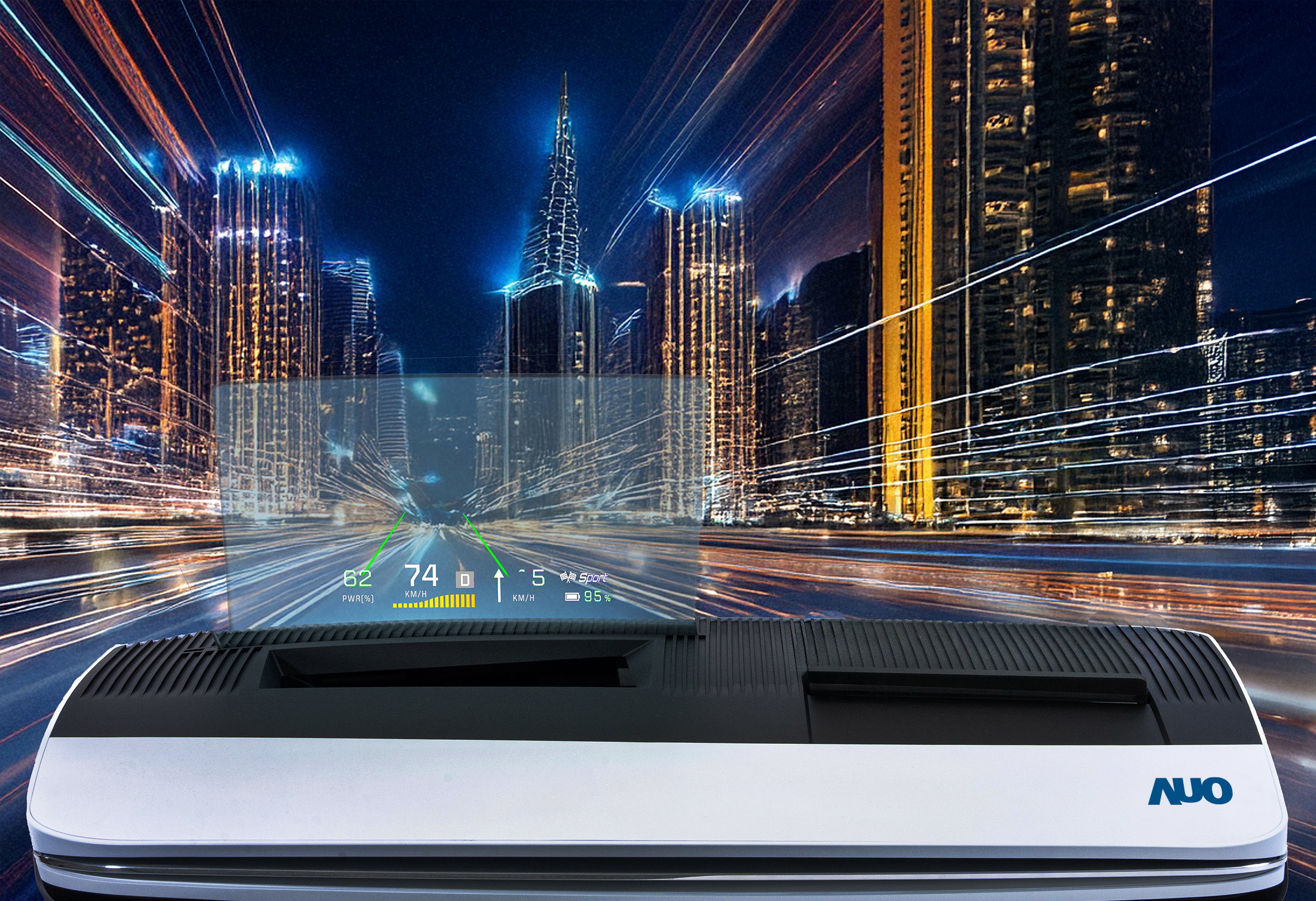 98858vip威尼斯推出13吋Micro LED抬头显示器，提供高入眼亮度、高色彩饱和度的显示质量，在阳光下或黑暗中都清晰可见，并利用Micro LED模块体积小的优势，解决车用空间有限的痛点